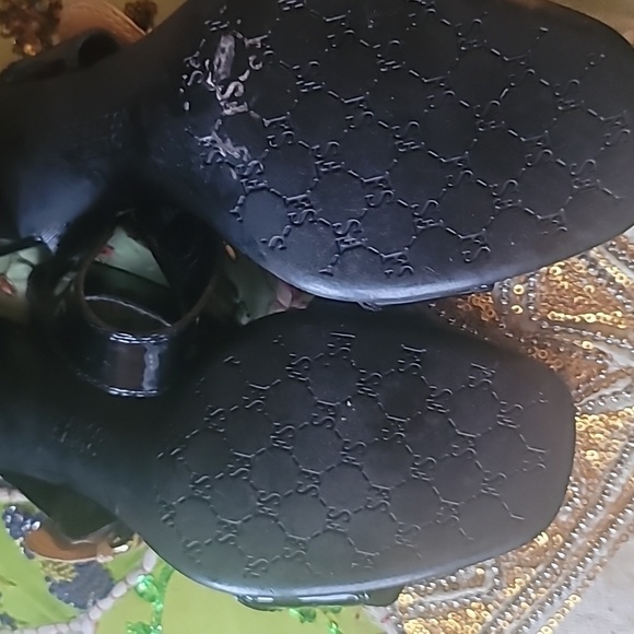 Franco Sarto Retro Patent Sandal With Leather Buckle Size 8.5 - Picture 3 of 7